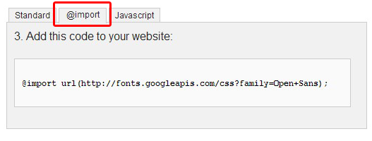 Google Fonts