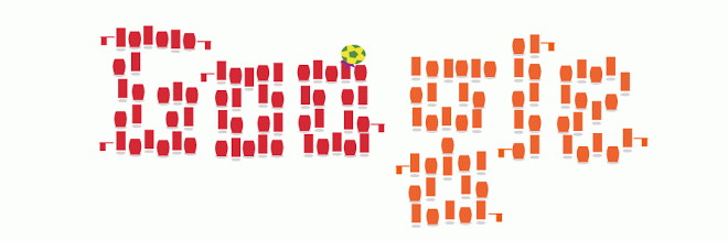 WorldCup 2014 - Google Doodle 1-10