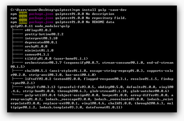 Gulp 學習筆記 1 - 安裝與執行
