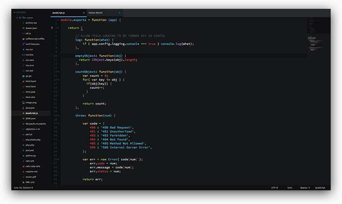 SublimeText - Seti_UI theme