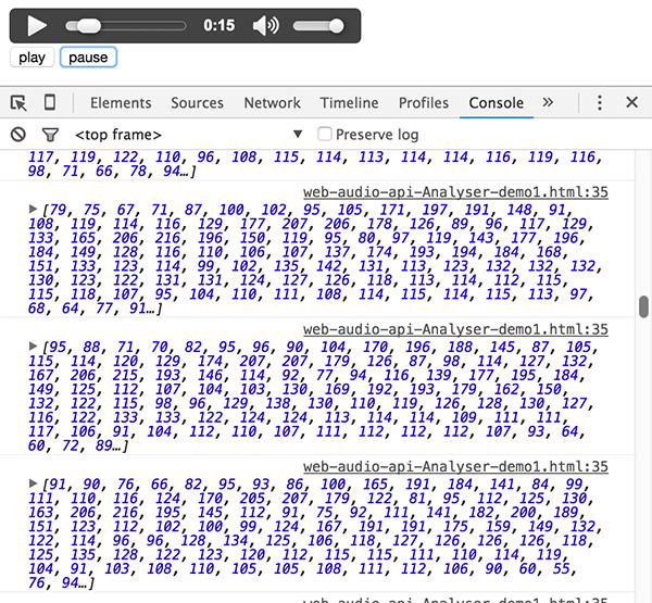 建立音樂頻譜 2 ( analyser )