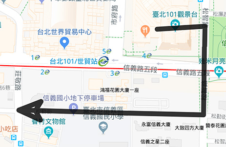 Google Maps API - 在折線裡加入符號 ( symbols )