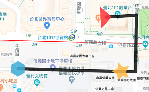 Google Maps API - 在折線裡加入符號 ( symbols )