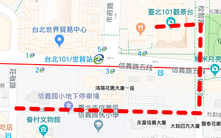Google Maps API - 在折線裡加入符號 ( symbols )