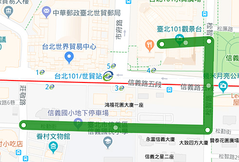Google Maps API - 繪製折線 ( Polyline )