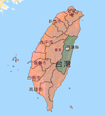 Google Maps API - 顯示台灣縣市 ( GeoJSON )