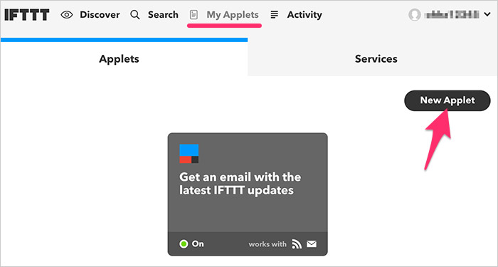 IFTTT 發送 LINE 訊息通知