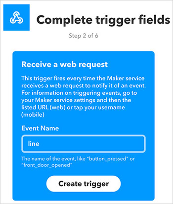 IFTTT 發送 LINE 訊息通知