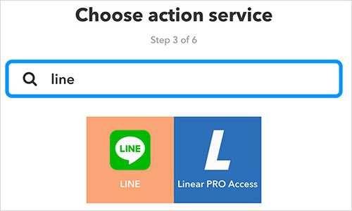 IFTTT 發送 LINE 訊息通知